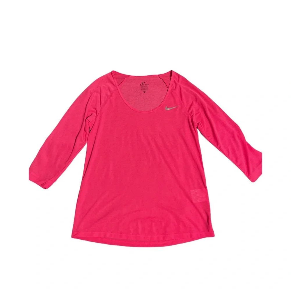 Nike Dri fit mesh 3/4 long sleeve